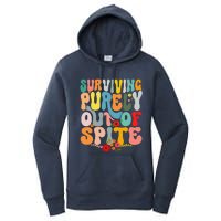 Surviving Purely Out Of Spite Women's Pullover Hoodie