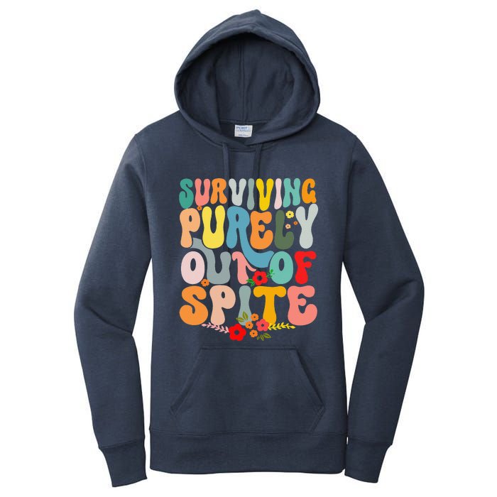 Surviving Purely Out Of Spite Women's Pullover Hoodie