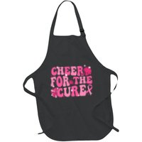 Support Pink Out Cheer For A Cures Breast Cancer Month Funny Apron