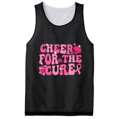 Support Pink Out Cheer For A Cures Breast Cancer Month Funny Mesh Reversible Basketball Jersey Tank