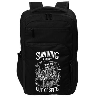 Surviving Purely Out Of Spite Impact Tech Backpack