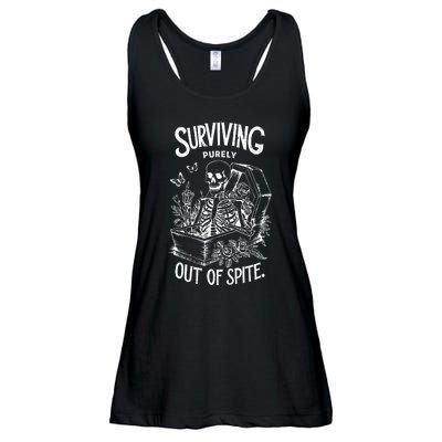 Surviving Purely Out Of Spite Ladies Essential Flowy Tank