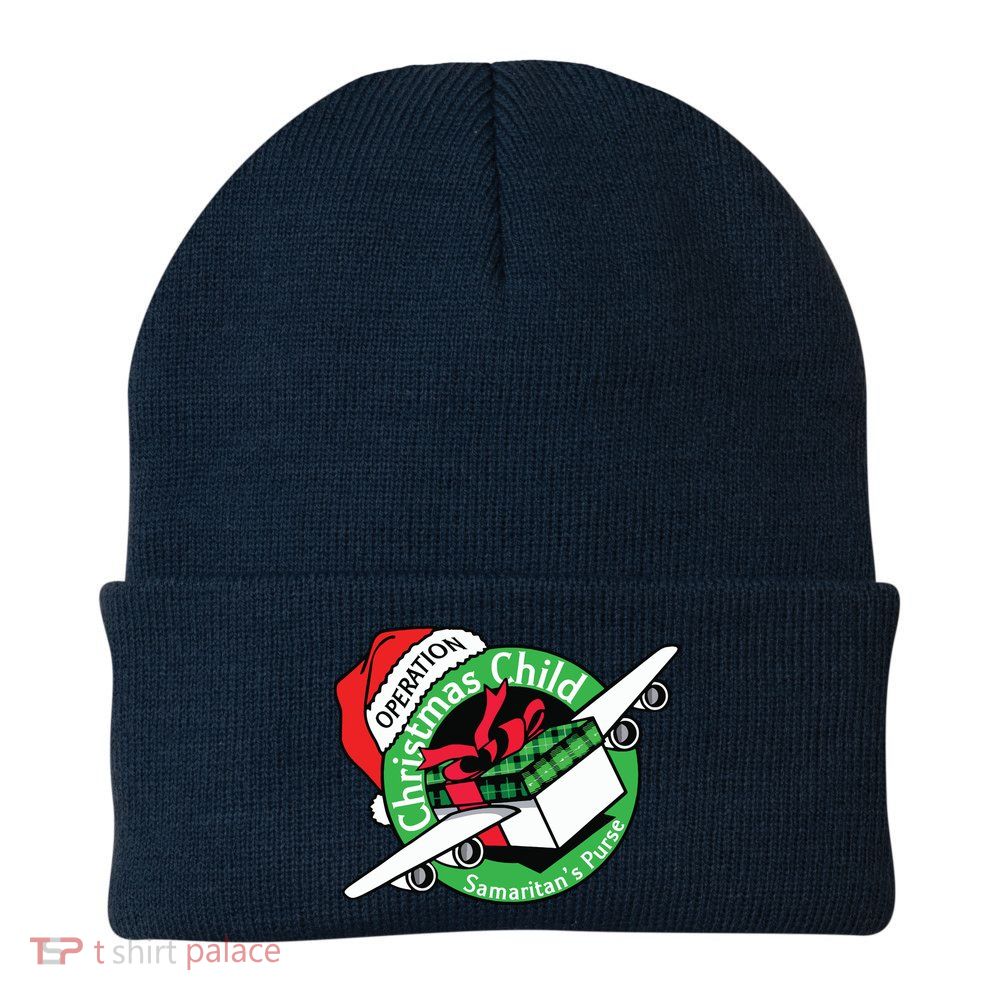 Samaritans Purse Operation Christmas Child Funny Xmas Gifts Knit Cap Winter Beanie