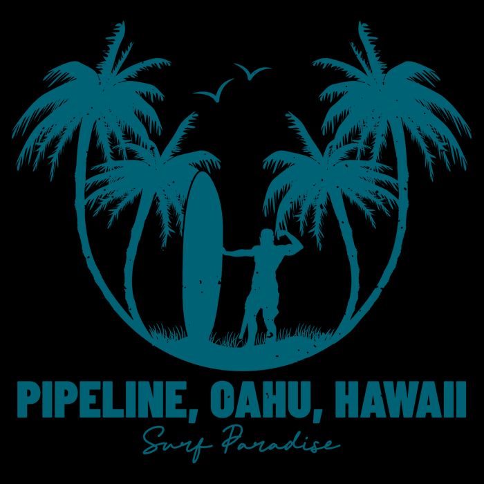 Surfing Pipeline Oahu Hawaii Summer For Surf Lovers Gift 16 in Basic Backpack