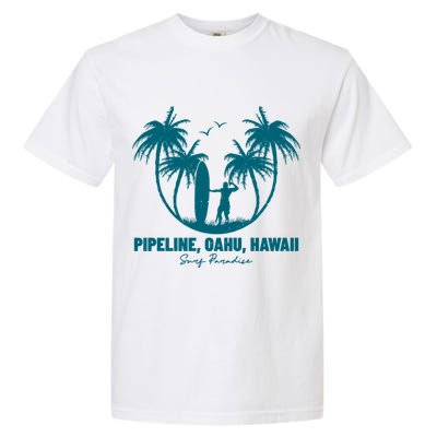 Surfing Pipeline Oahu Hawaii Summer For Surf Lovers Gift Garment-Dyed Heavyweight T-Shirt