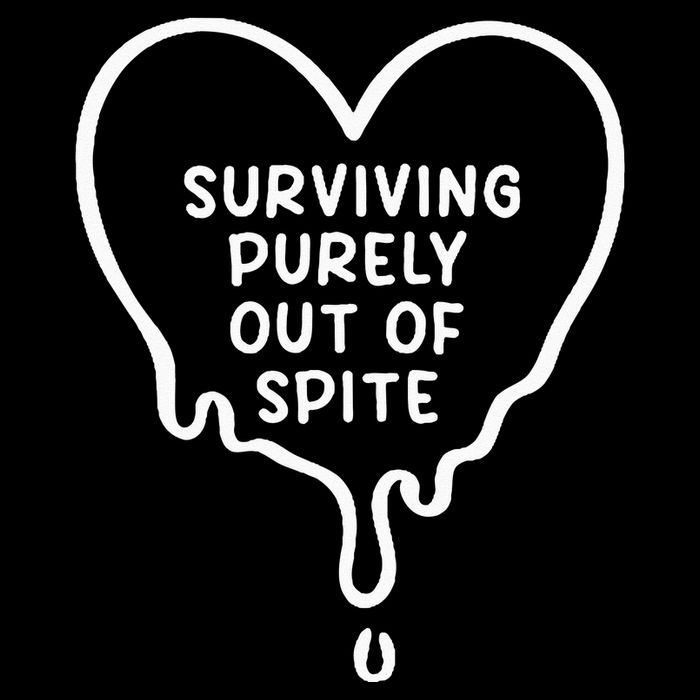 Surviving Purely Out Of Spite Funny Backpack