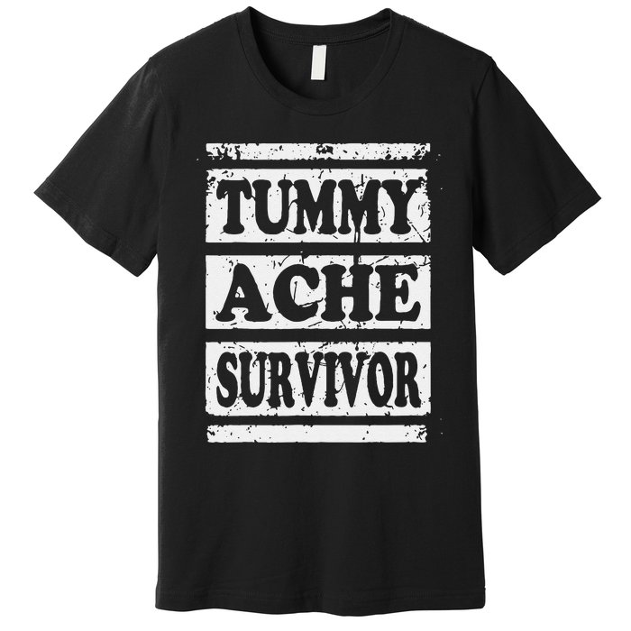 Start Point Or Beginning Stomach Upset Survivor Premium T-Shirt