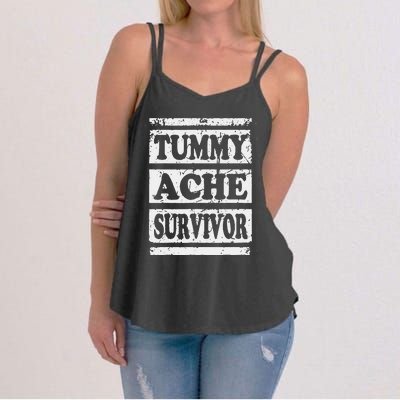 Start Point Or Beginning Stomach Upset Survivor Women's Strappy Tank