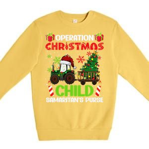 SamaritanS Purse Operation Christmas Child Funny Xmas Premium Crewneck Sweatshirt