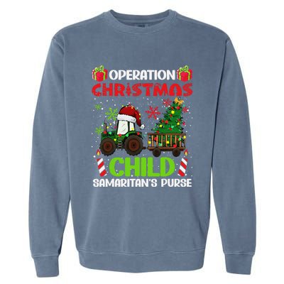 SamaritanS Purse Operation Christmas Child Funny Xmas Garment-Dyed Sweatshirt