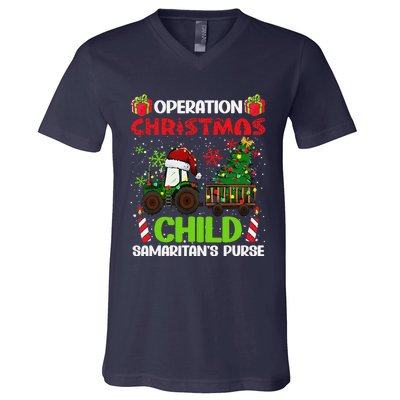 SamaritanS Purse Operation Christmas Child Funny Xmas V-Neck T-Shirt