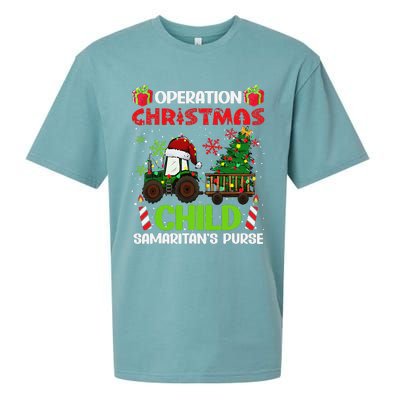 SamaritanS Purse Operation Christmas Child Funny Xmas Sueded Cloud Jersey T-Shirt