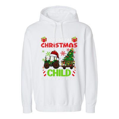 SamaritanS Purse Operation Christmas Child Funny Xmas Garment-Dyed Fleece Hoodie