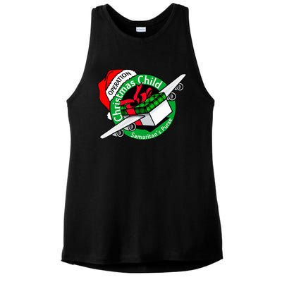 SamaritanS Purse Operation Christmas Child Funny Xmas Gifts Ladies PosiCharge Tri-Blend Wicking Tank