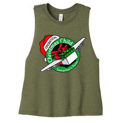 SamaritanS Purse Operation Christmas Child Funny Xmas Gifts Women's Racerback Cropped Tank