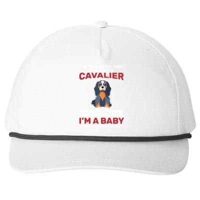 Spoiled King Charles Cavalier Snapback Five-Panel Rope Hat