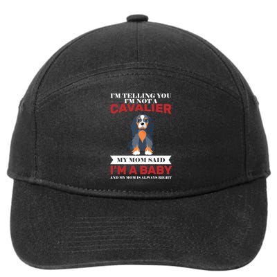 Spoiled King Charles Cavalier 7-Panel Snapback Hat