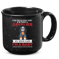 Spoiled King Charles Cavalier 15oz Campfire Ceramic Mug