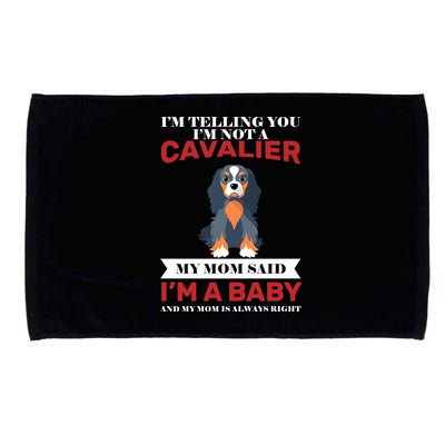 Spoiled King Charles Cavalier Microfiber Hand Towel