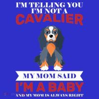 Spoiled King Charles Cavalier Button