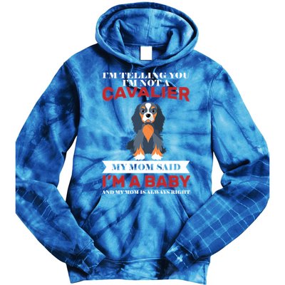 Spoiled King Charles Cavalier Tie Dye Hoodie
