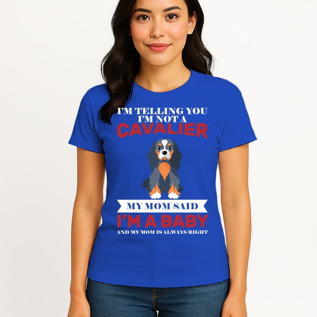 Spoiled King Charles Cavalier Womens T-Shirt