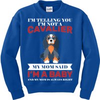 Spoiled King Charles Cavalier Kids Sweatshirt