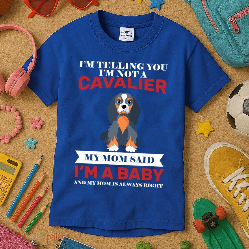 Spoiled King Charles Cavalier Kids T-Shirt