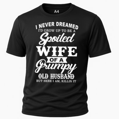 Spoiled Wife Of A Grumpy Old Husband Performance Shirt