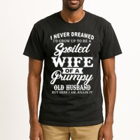 Spoiled Wife Of A Grumpy Old Husband Tall T-Shirt