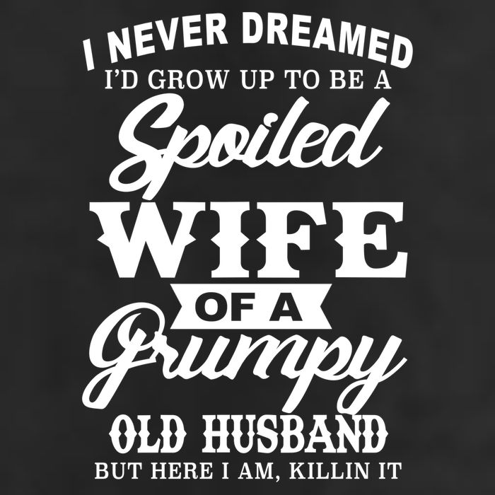 Spoiled Wife Of A Grumpy Old Husband Golf Towel