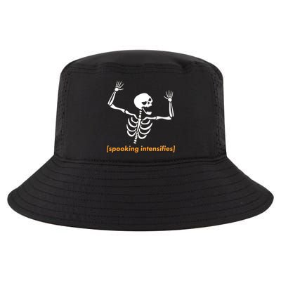 Spooking Intensifies Scary Skeleton Meme Cool Comfort Performance Bucket Hat