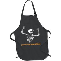 Spooking Intensifies Scary Skeleton Meme Apron