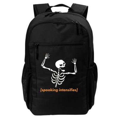 Spooking Intensifies Scary Skeleton Meme Backpack