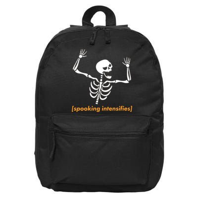 Spooking Intensifies Scary Skeleton Meme 16 in Basic Backpack