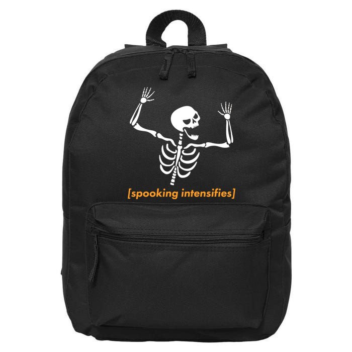 Spooking Intensifies Scary Skeleton Meme 16 in Basic Backpack