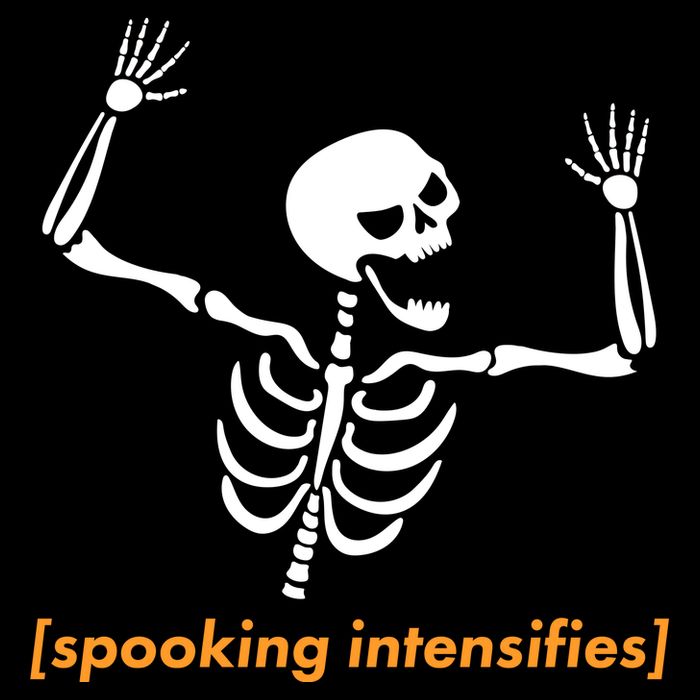 Spooking Intensifies Scary Skeleton Meme 16 in Basic Backpack