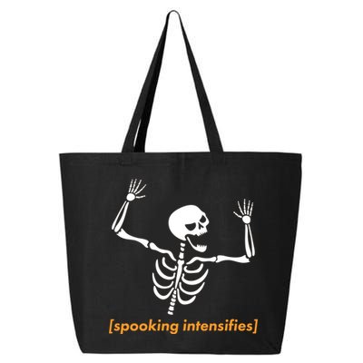 Spooking Intensifies Scary Skeleton Meme 25L Jumbo Tote