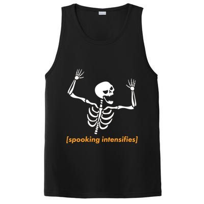 Spooking Intensifies Scary Skeleton Meme PosiCharge Competitor Tank