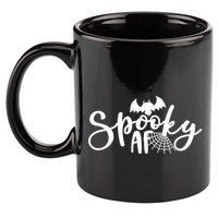 Spooky AF Cute 11oz C Handle Ceramic Mug