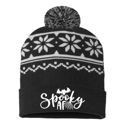 Spooky AF Cute USA-Made Snowflake Beanie