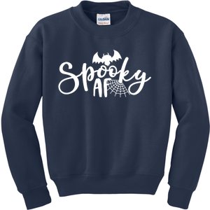 Spooky AF Cute Kids Sweatshirt