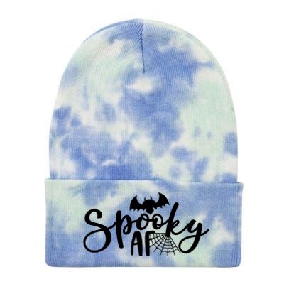 Spooky AF Cute Tie Dye 12in Knit Beanie