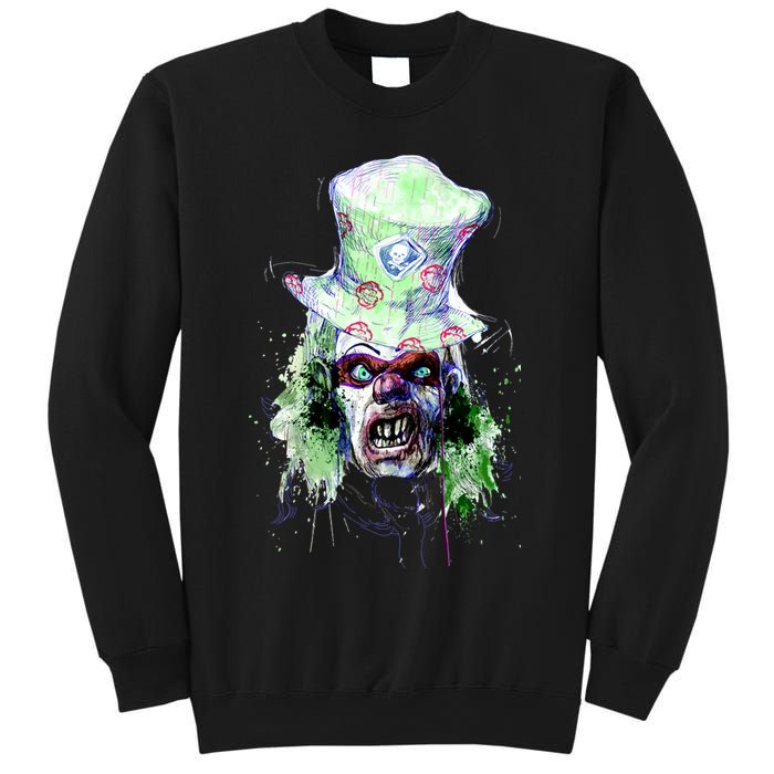 Spooky Clown Face Sweatshirt