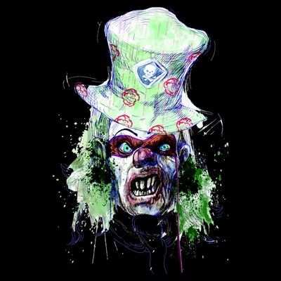 Spooky Clown Face T-Shirt