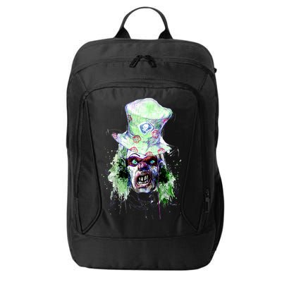 Spooky Clown Face City Backpack