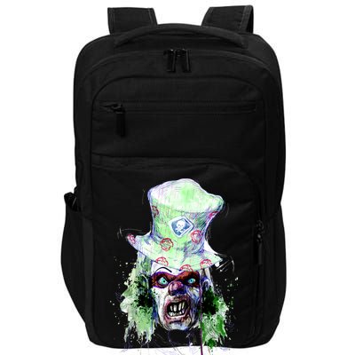 Spooky Clown Face Impact Tech Backpack