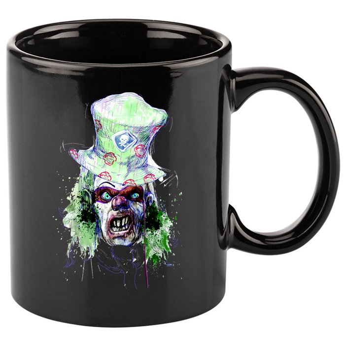Spooky Clown Face 11oz C Handle Ceramic Mug