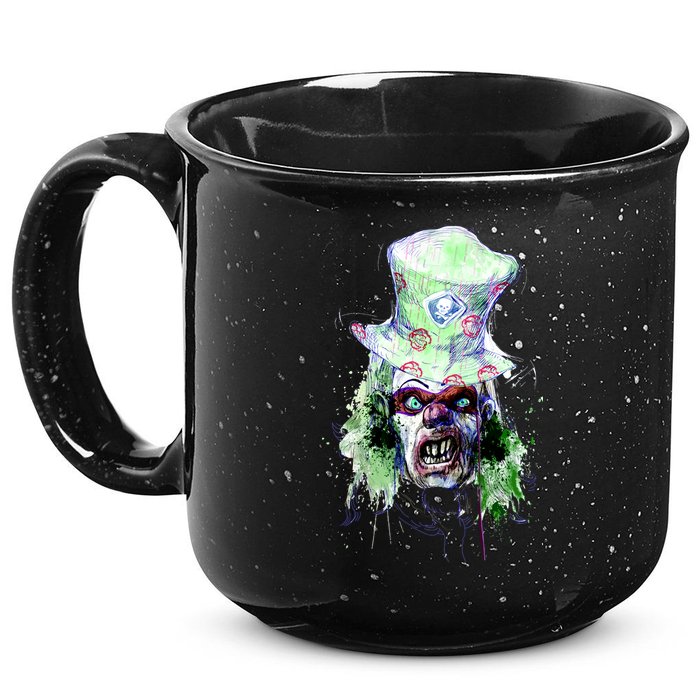 Spooky Clown Face 15oz Campfire Ceramic Mug