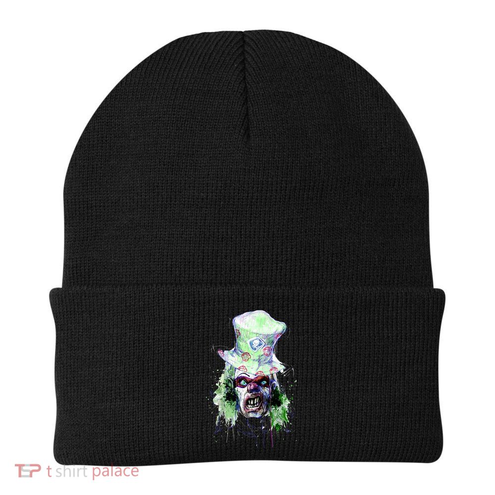 Spooky Clown Face Knit Cap Winter Beanie